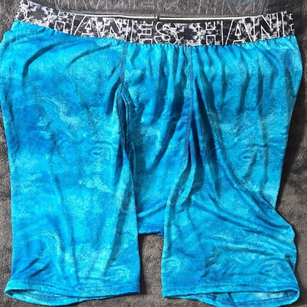 Hanes X-Temp Vibrant Blue Shorts